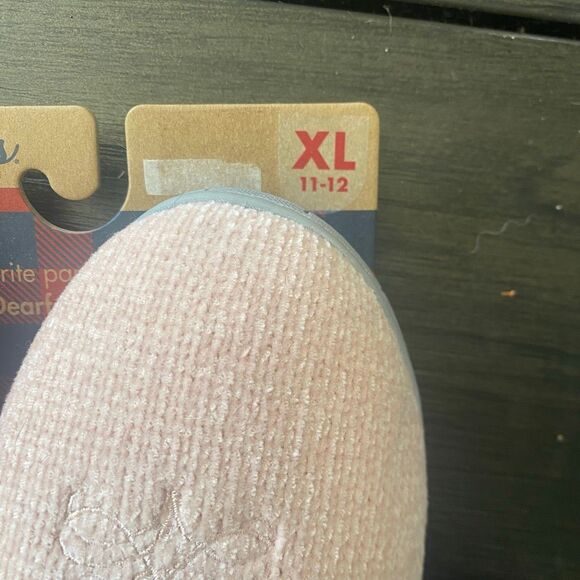 Dearfoams NWT  comfort adapt DF adapt comfy foam no sweat blush pink size 11/12 - Picture 6 of 7